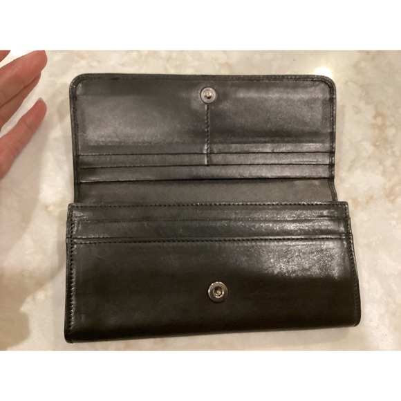 Jimmy Choo NINO Black Leather‎ Star Studded Wallet Clutch - Picture 4 of 16